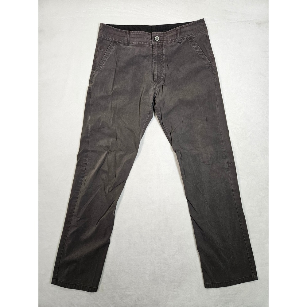 Kuhl Slax Klassik Fit Charcoal Gray Enduro Performance Pants Men's 35x33